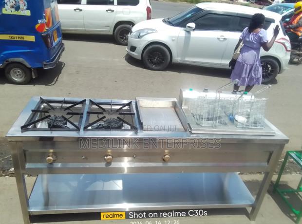 Simplified Starter Commercial Kitchen Combined Cooker