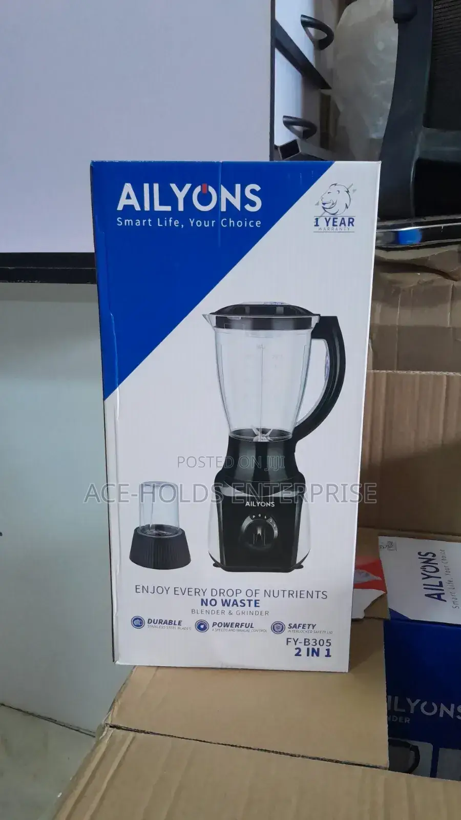 2 in 1 Ailyons New Electric Blender/ Grinder