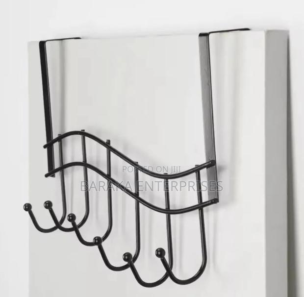 Heavy Duty Metallic Multpurpose Over the Door Hanger - thumbnail 2