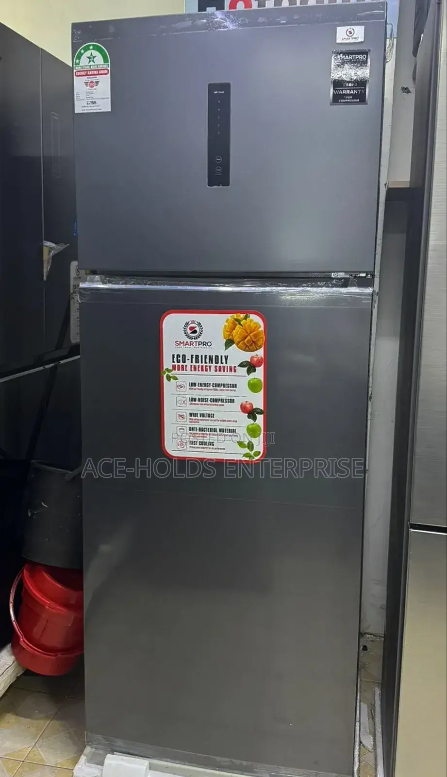 Smartpro - 465 Litres Double Door Fridge (Sfr-595dt)