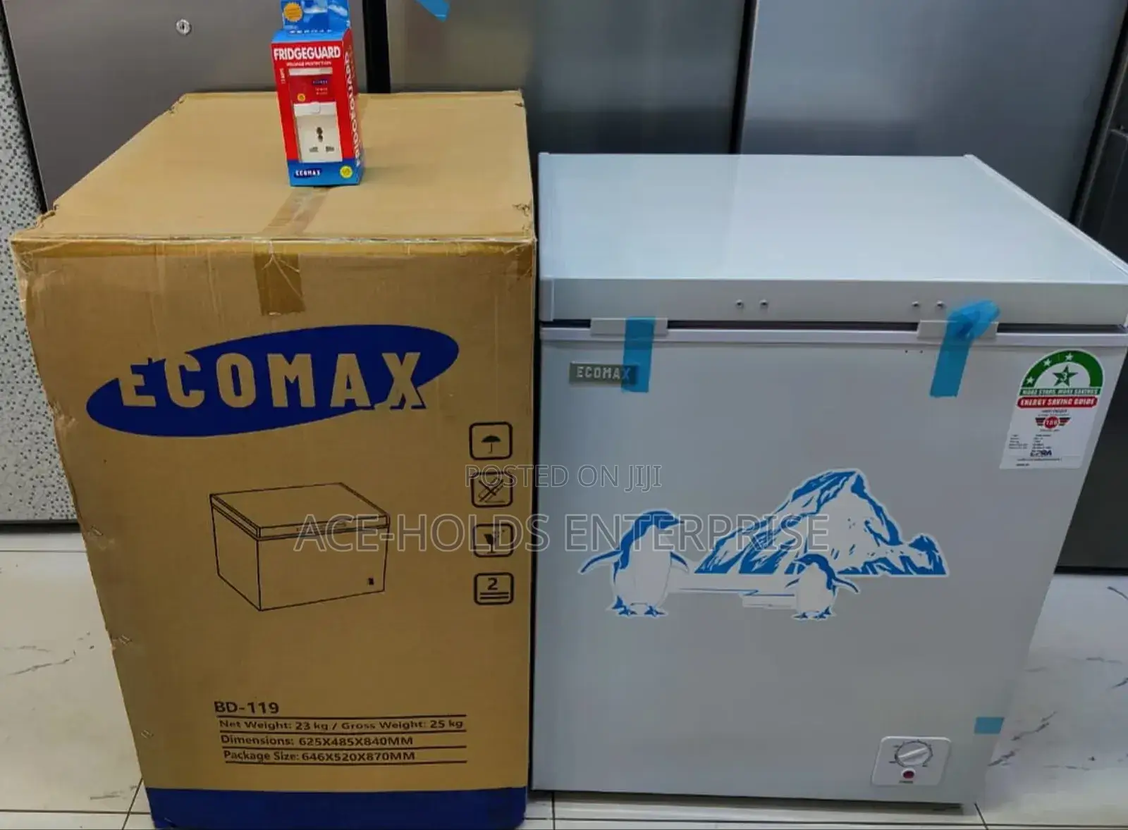Flip-Up Ecomax 119 Litres Capacity Chest Freezer