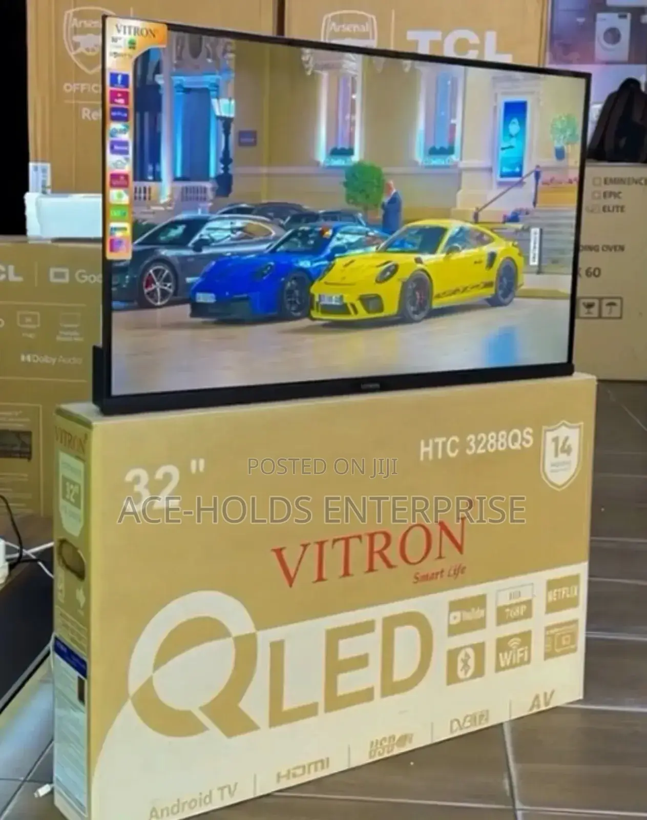 Vitron 32 Smart Android Tv - Qled Model (Frameless)