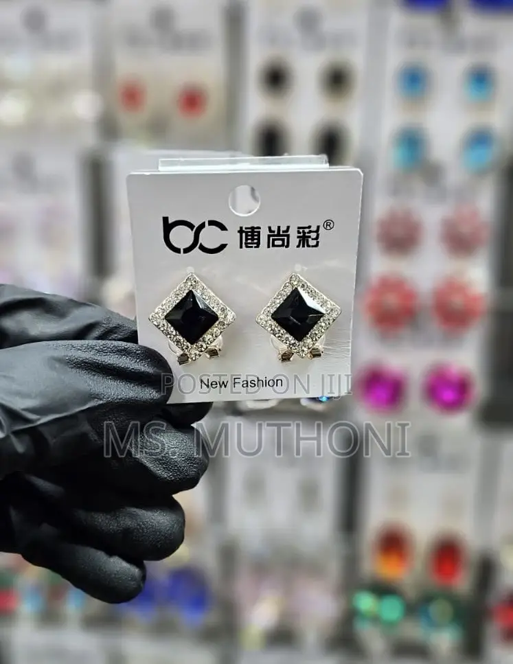 Dangle Crystal Coated Earrings
