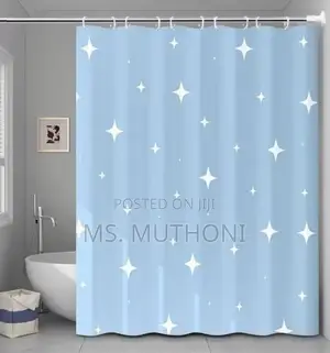 Floral Minimalist PVC Shower Curtains