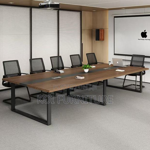 Office Table : 2.4-Meter Modern Office Boardroom Table, - thumbnail 2