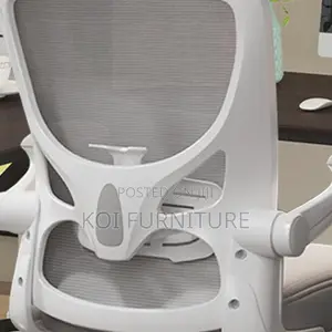 Office Chair : Muxx.Stil White Ergonomic Desk Chair