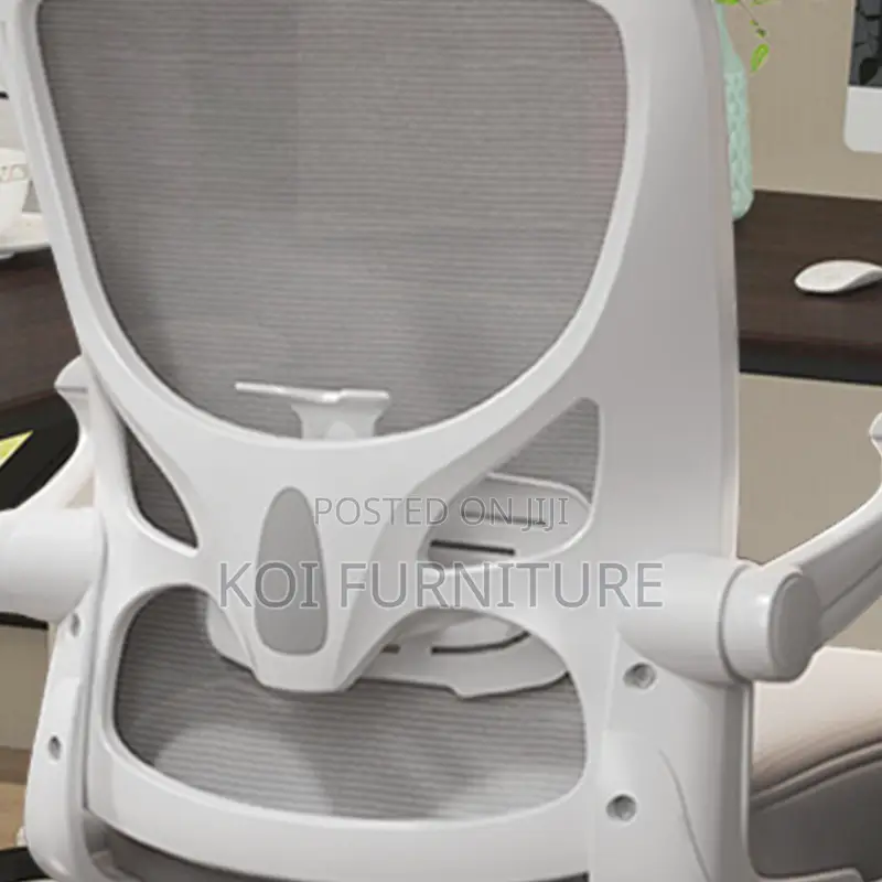 Office Chair : Muxx.Stil White Ergonomic Desk Chair