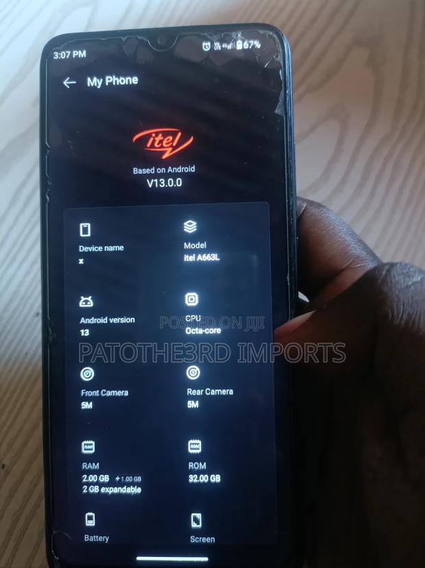 Itel A60 32 GB Black - thumbnail 7