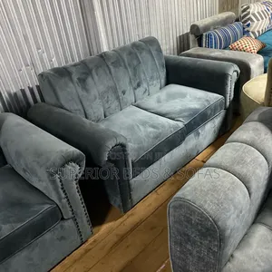 Black/Grey 2 Seater Loveseat Sofa on Sale