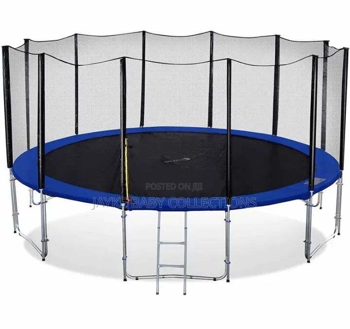 16ft Trampoline With Net – Fun Outdoor Fitness for Families
