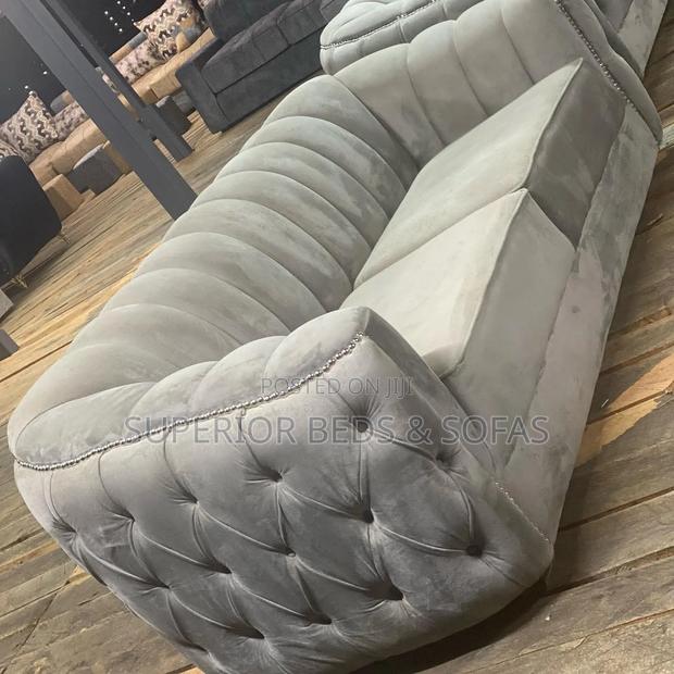 Luxury Grey Chesterfield 2 Seater Sofa - thumbnail 2