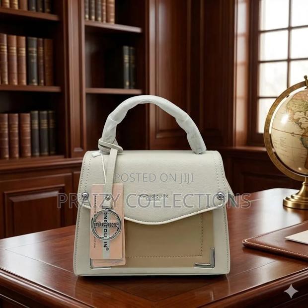 Color Blocked Top-Handle Purse - thumbnail 2