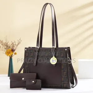 3 in 1 Grid Handbag With Long Handle