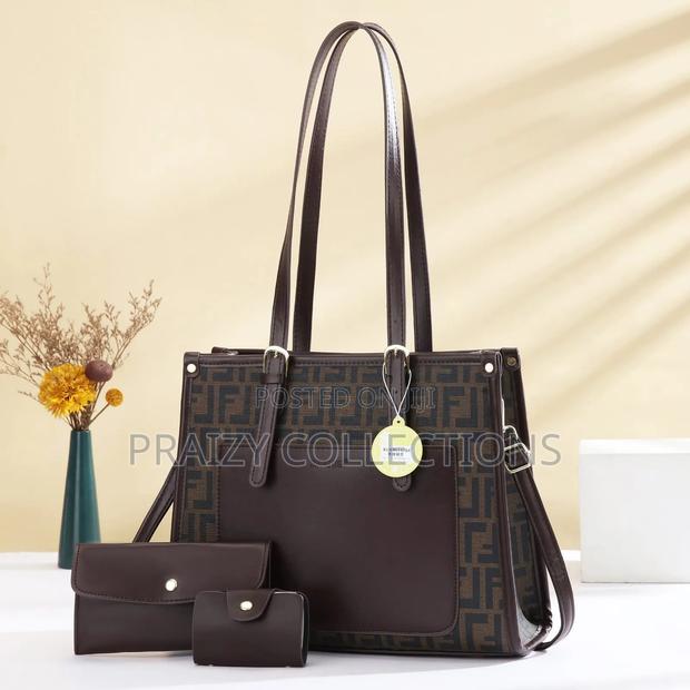 3 in 1 Grid Handbag With Long Handle - thumbnail 2