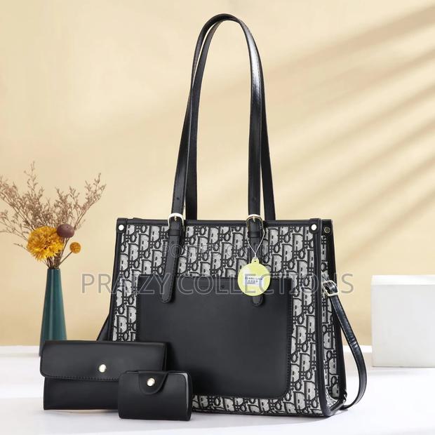 3 in 1 Grid Handbag With Long Handle - thumbnail 6
