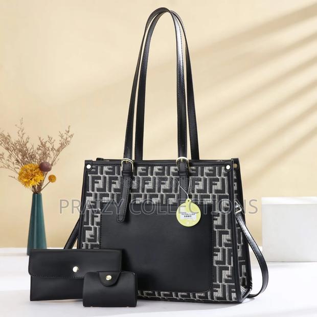 3 in 1 Grid Handbag With Long Handle - thumbnail 7