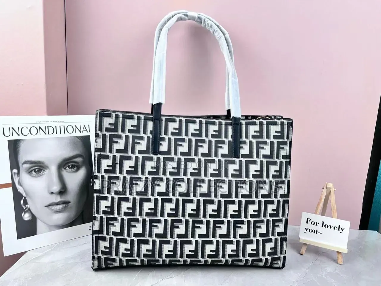 Single Blocked Long Handle Handbag