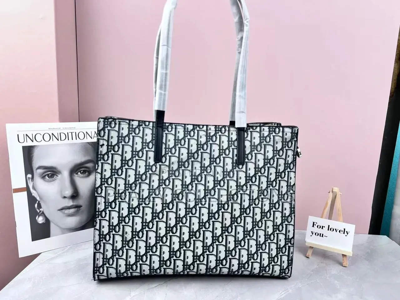 Single Blocked Long Handle Handbag
