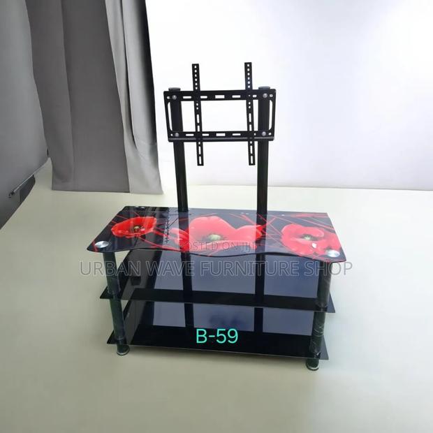 Top Glass Office Tv Stand