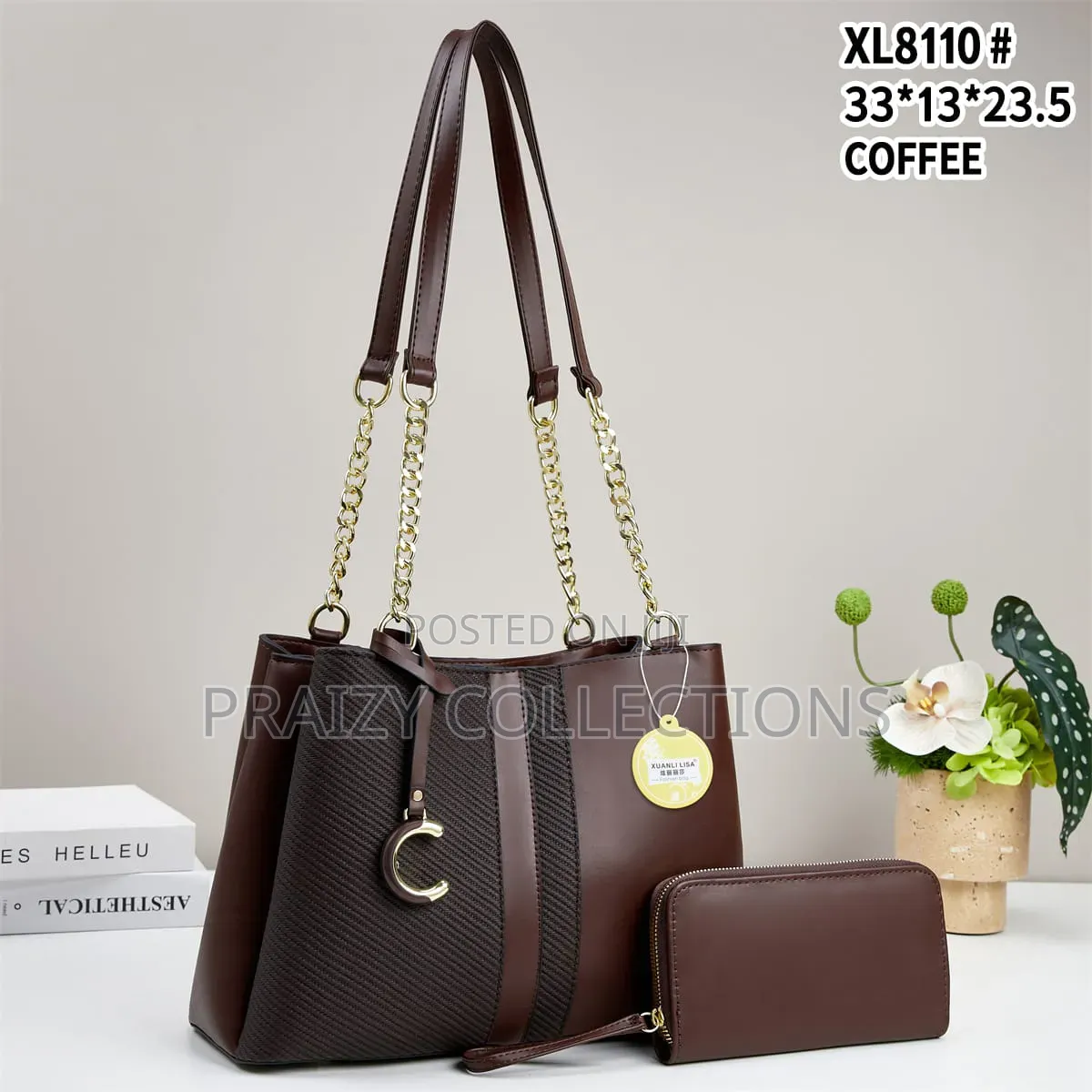 2 in 1 Handbags With Chained Handle