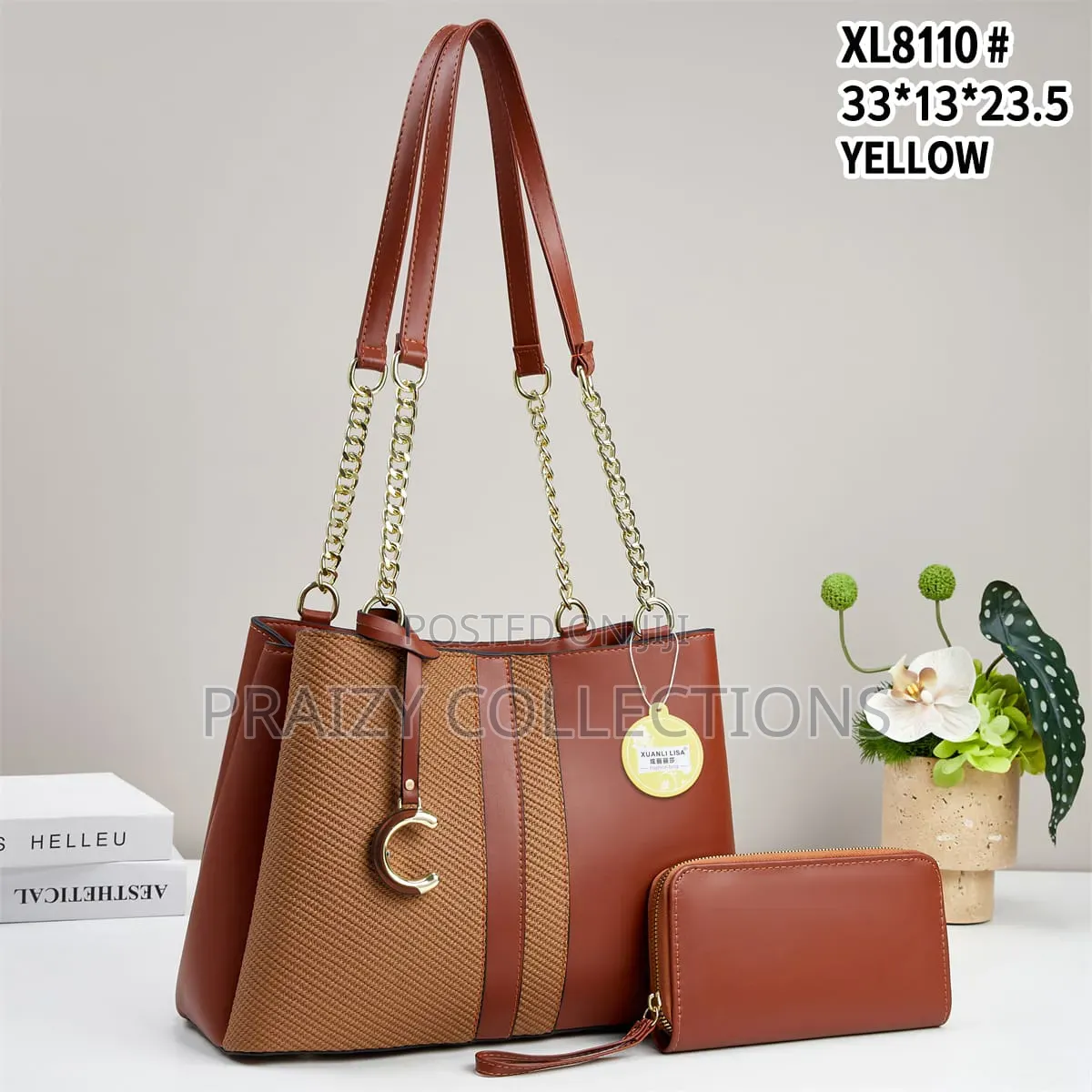 2 in 1 Handbags With Chained Handle