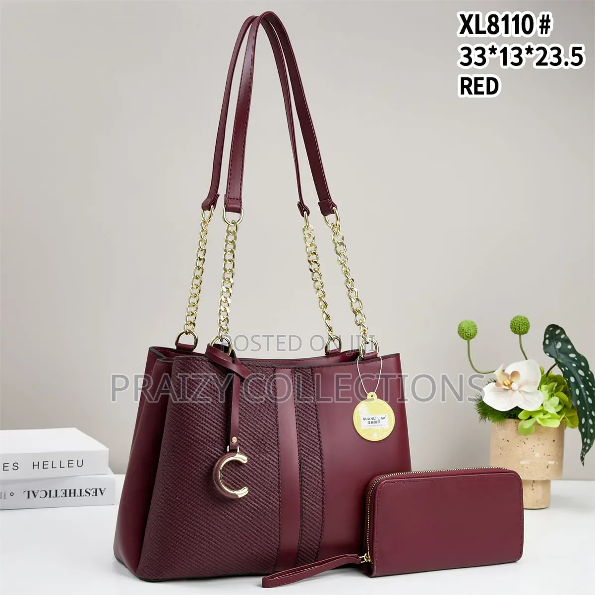 2 in 1 Handbags With Chained Handle