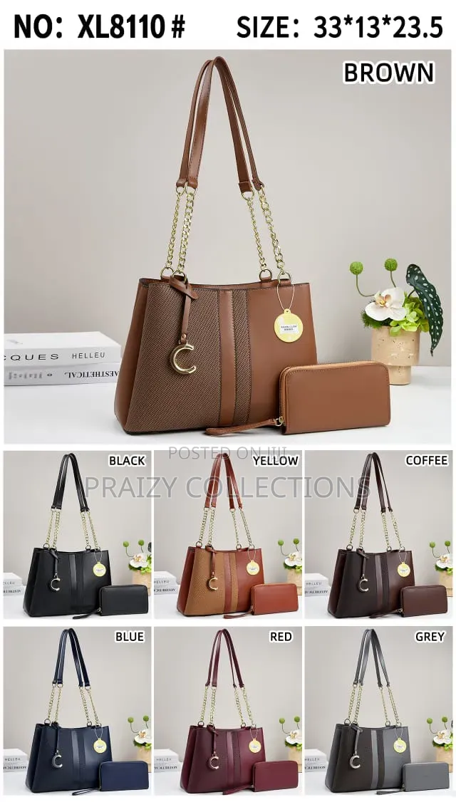 2 in 1 Handbags With Chained Handle