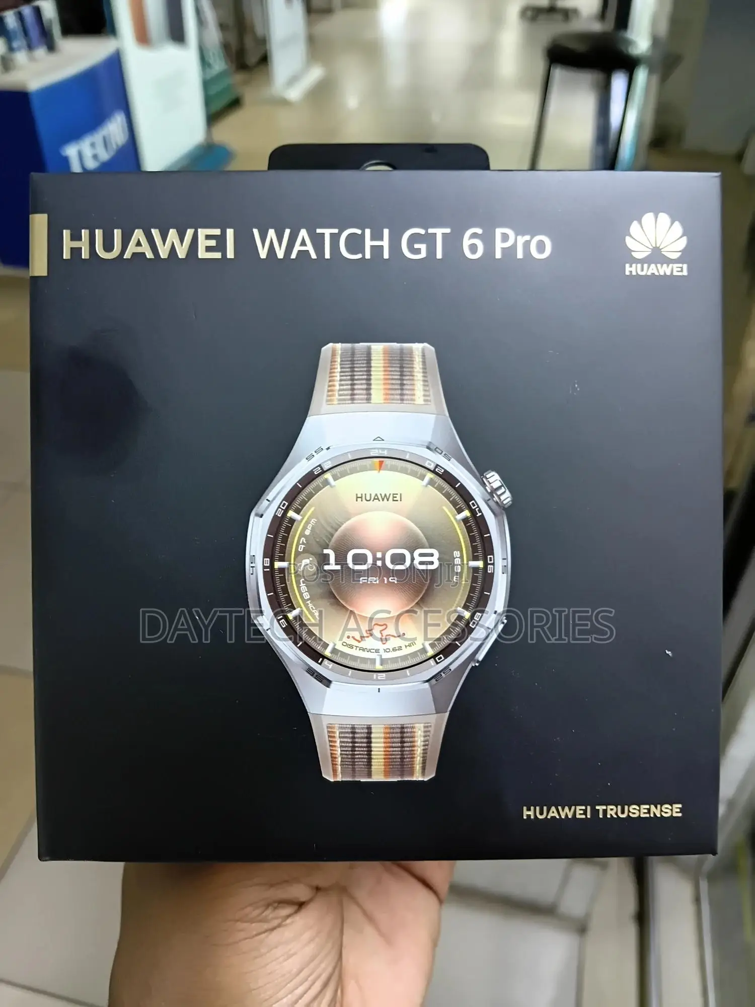 Huawei Gt 6 Pro Brown 46mm Smartwatch.