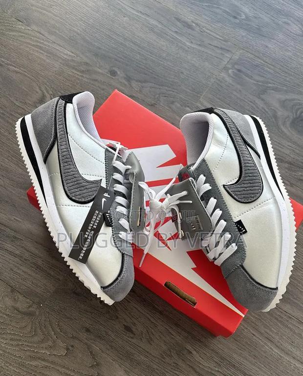 Nike Cortez "All Petals United" Sneakers in Silver.