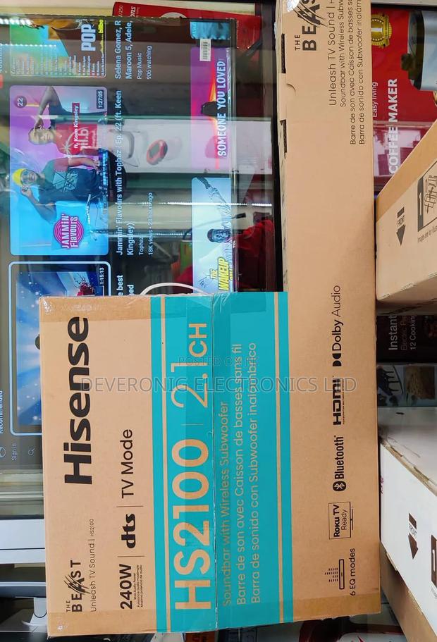 *Hisense Soundbar 2.1 Hs2100 240w