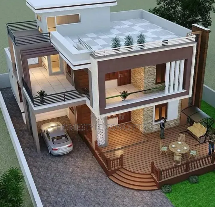 Budget Friendly Modern House Plans Render Floor Plans 3d Models
