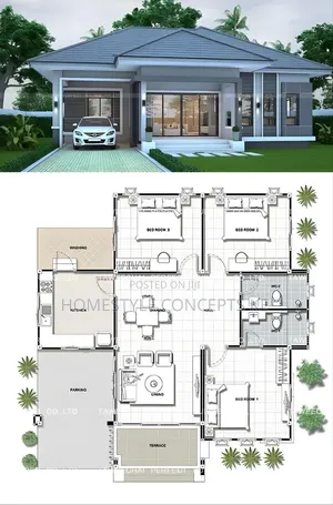 Budget Friendly Modern House Plans Render Floor Plans 3d Models