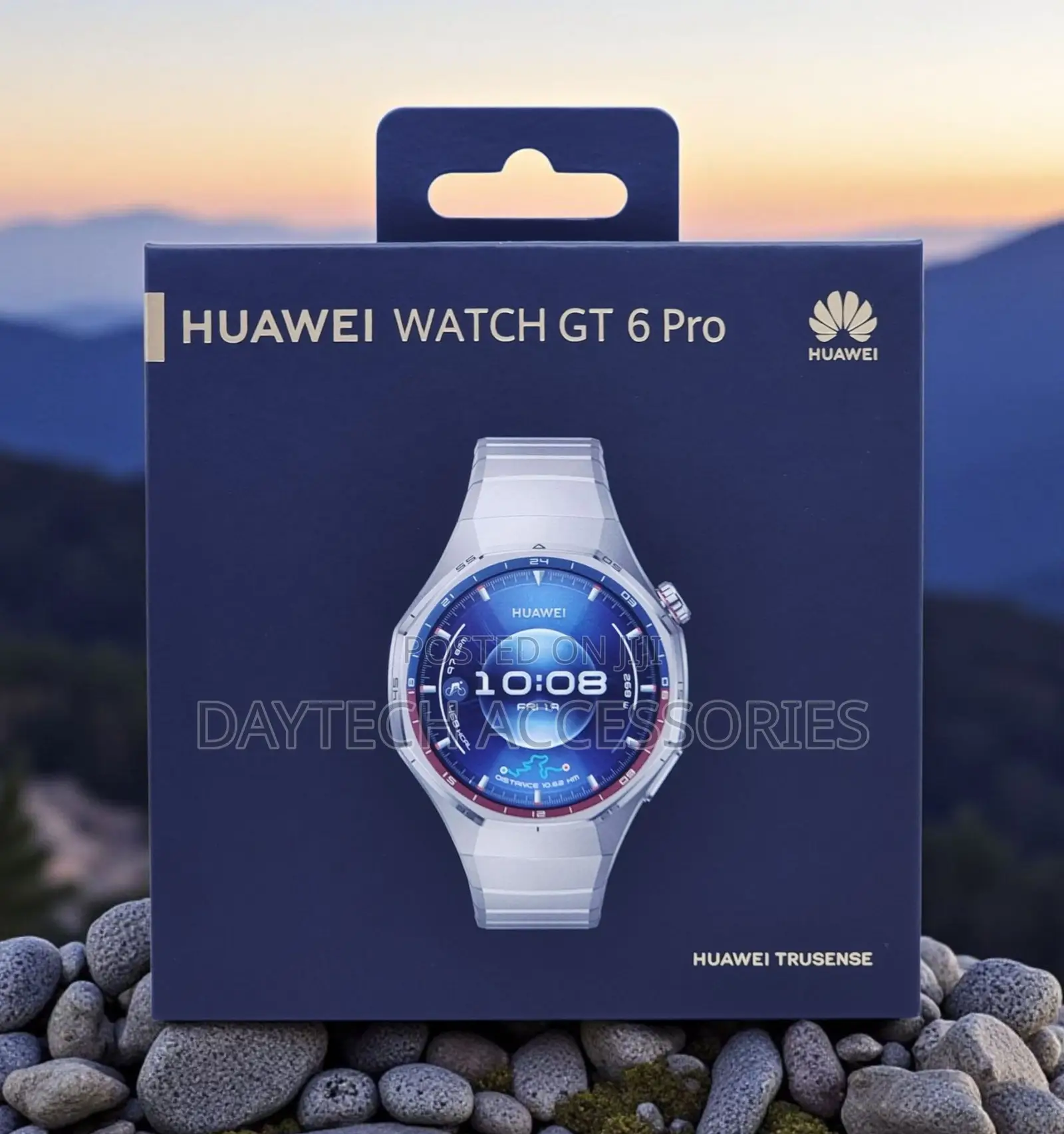 Huawei Watch Gt 6 Pro 46mm Titanium Alloy Case With Titanium Strap.