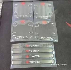 Toyota Branded Clear Door Handle Protection Film Antiscratch Strips