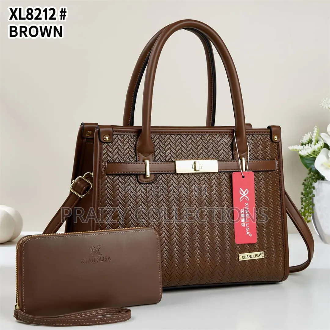 Patterned Formal Handbag