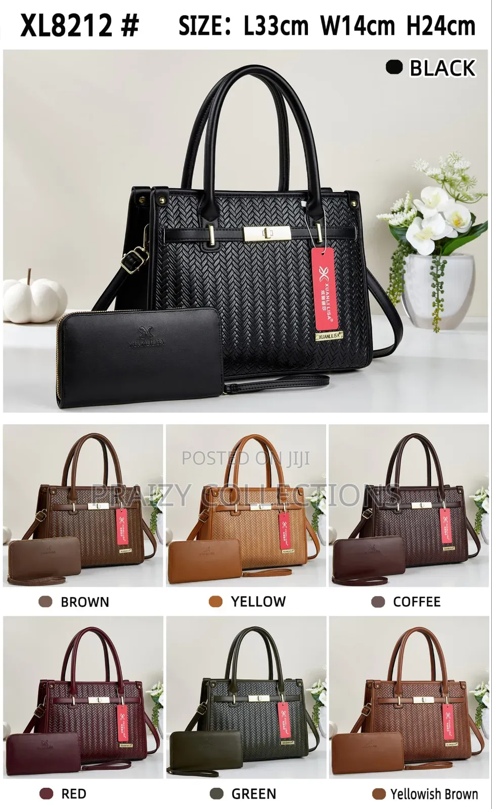 Patterned Formal Handbag