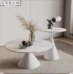Marble Top Round Stylish Home Coffee Table