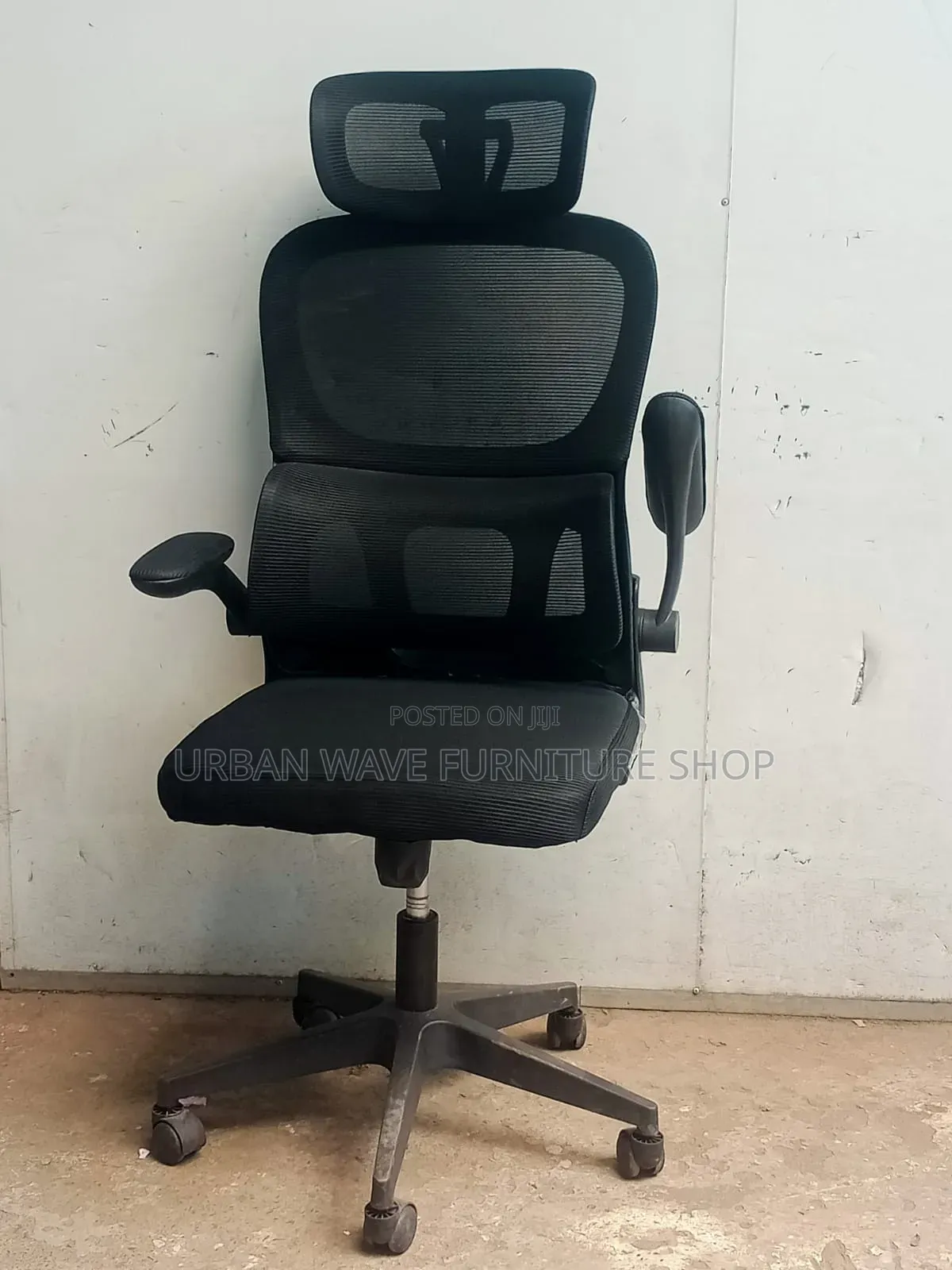 Orthopaedic Black Adjustable Office Chair