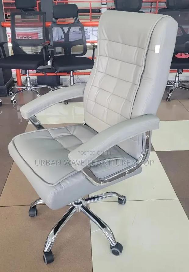 White  Adjustable Managers Chair