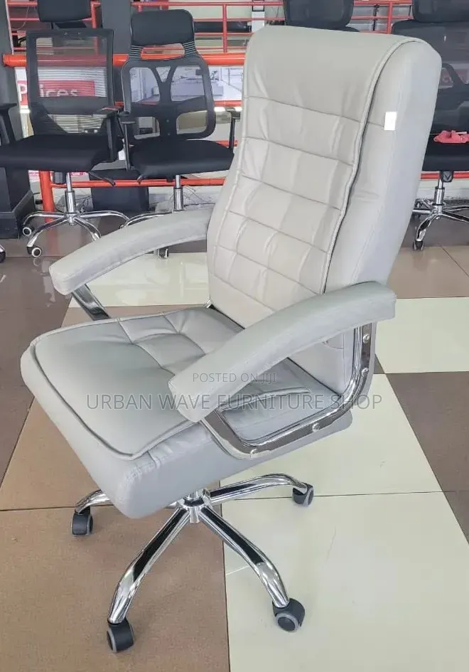 White  Adjustable Managers Chair