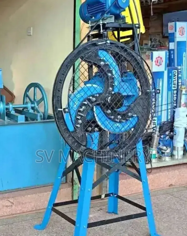 Heavy Duty Chaff Cutter 3 Blade With Motor/Engine