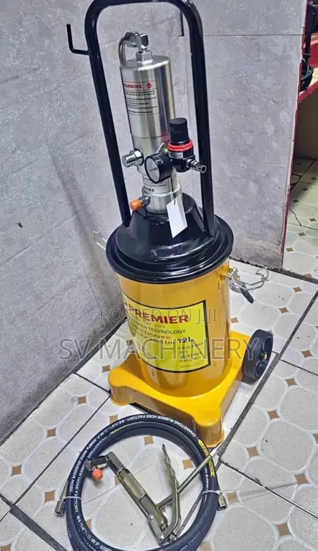 Heavy Duty 12l Pneumatic Grease Bucket/Pump