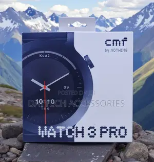 This Is a CMF by Nothing Watch 3 Pro in Dark Grey.