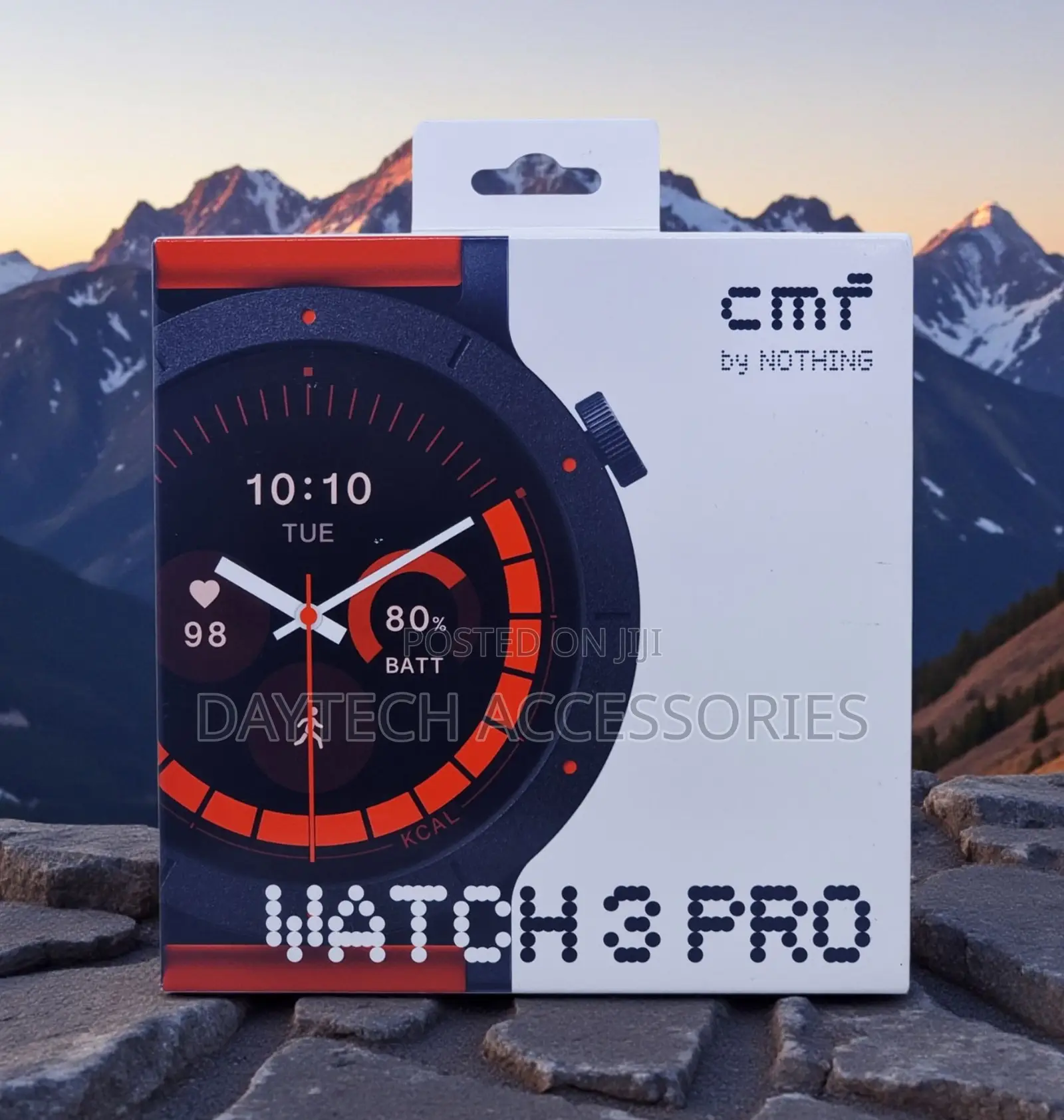 This Is a CMF by Nothing Watch 3 Pro in Dark Grey.