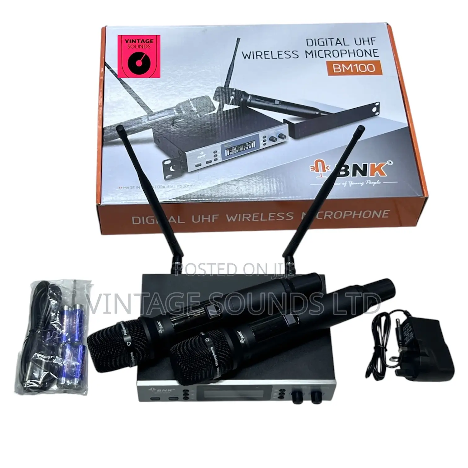 BNK Bm-100 Dual Uhf Wireless System