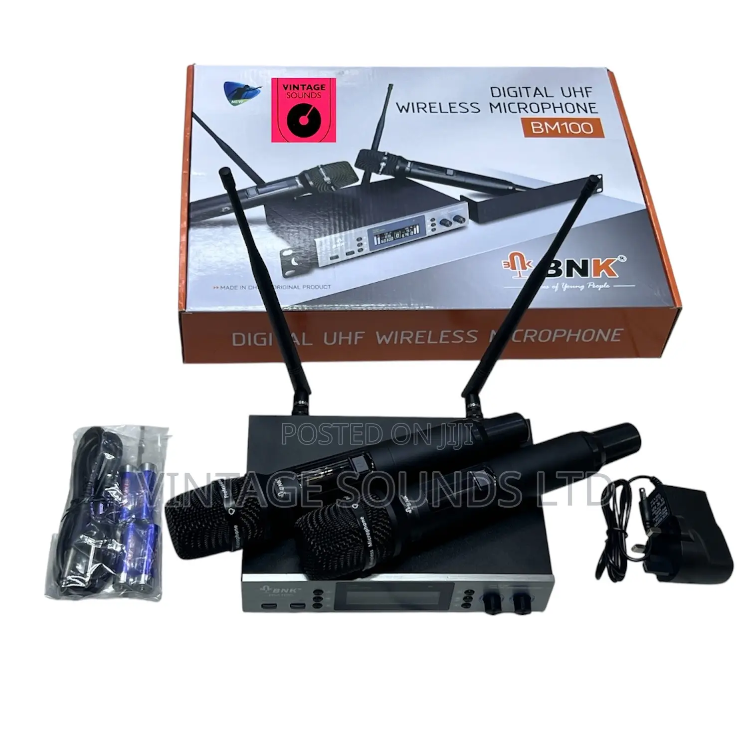 BNK Bm-100 Dual Uhf Wireless System