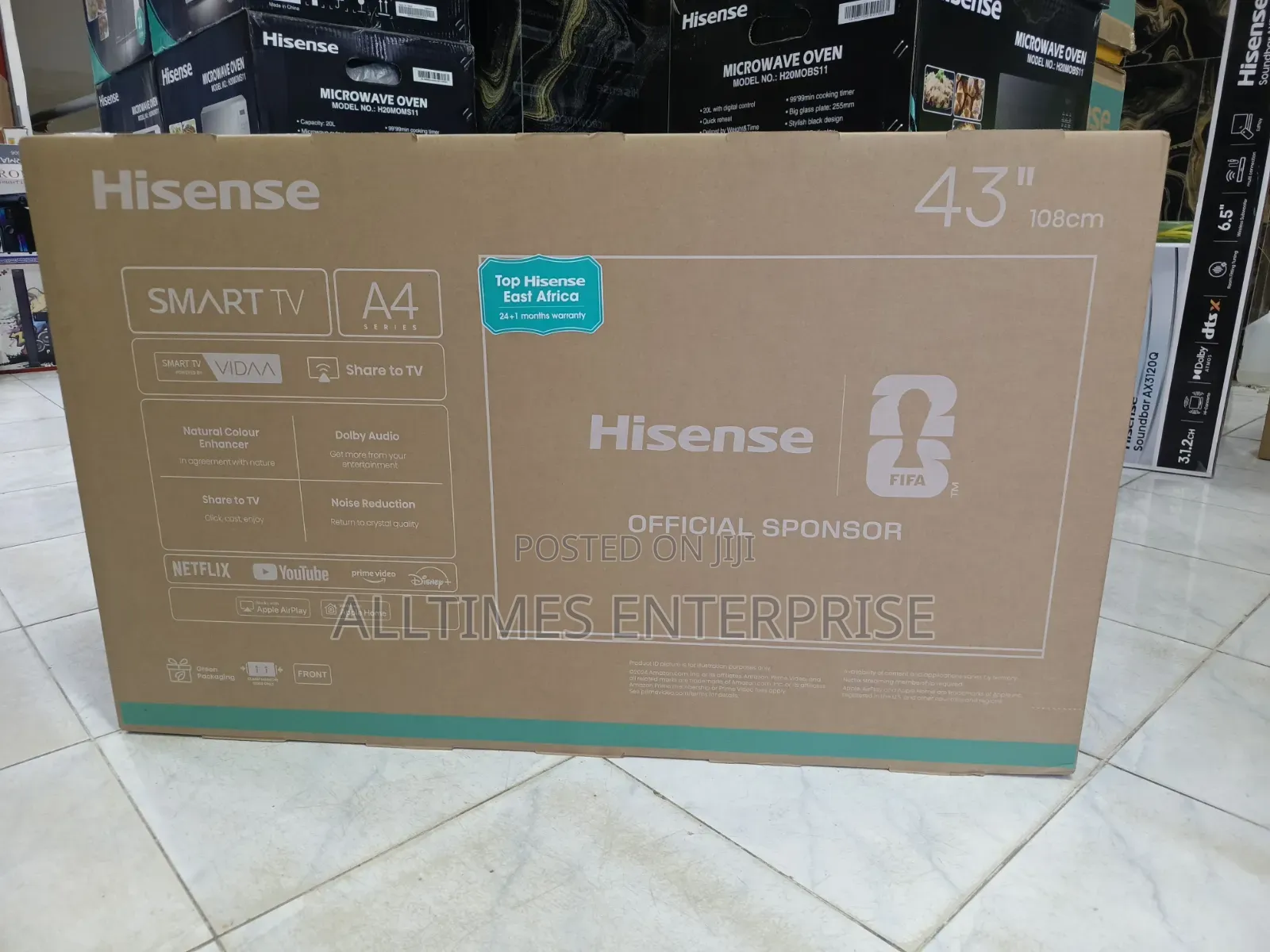 Hisense 43 Inches Smart Tv Vidaa Netflix