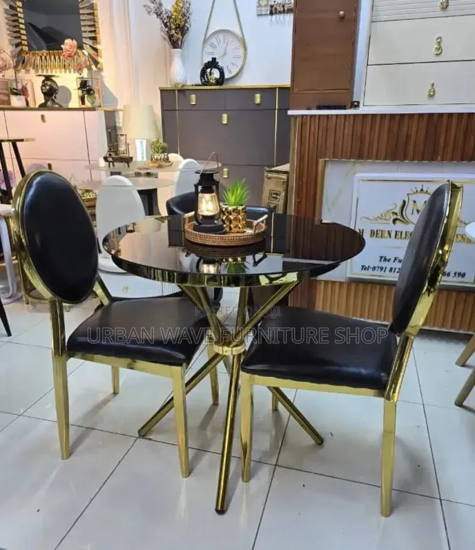 Black Goldish Coffee Table