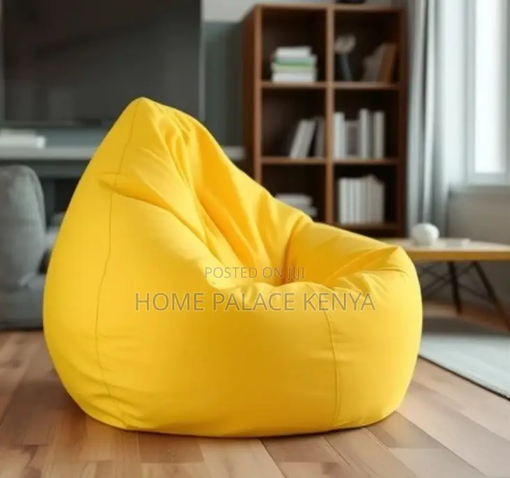 Bean Bag: Round Waterproof Bean Bag Chair Ottoman