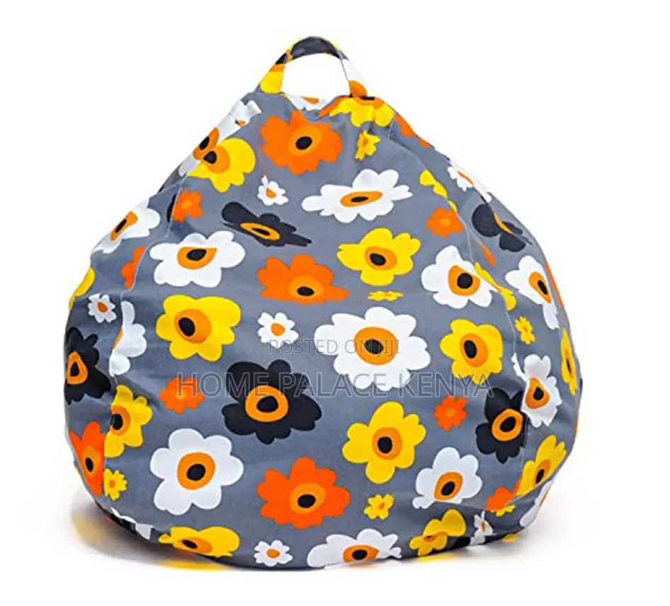 Bean Bag: Round Waterproof Bean Bag Chair Ottoman